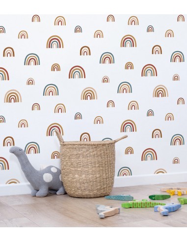 Papier peint enfant - Good-Looking Rainbows basket pas cher