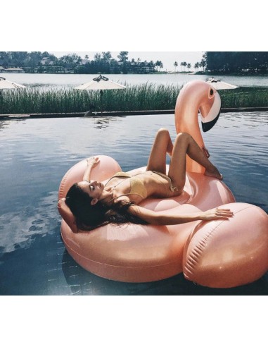 Bouée Flamant Rose Géante Nacré prix