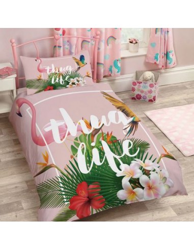 Housse de Couette Fille Flamant Rose shop