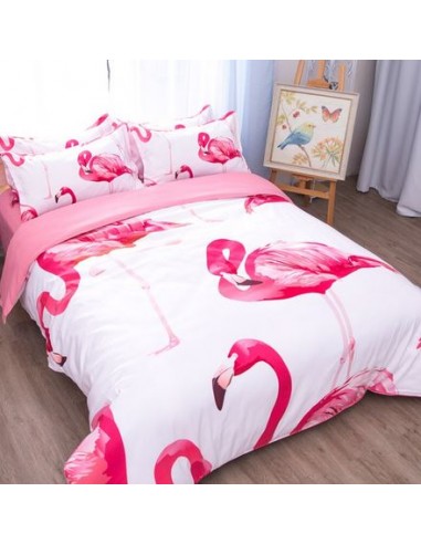 Parure Housse de Couette Flamant Rose Douceur 2023