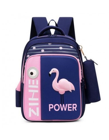 Cartable Flamant Rose Power Marine Paris Déstockage Promo