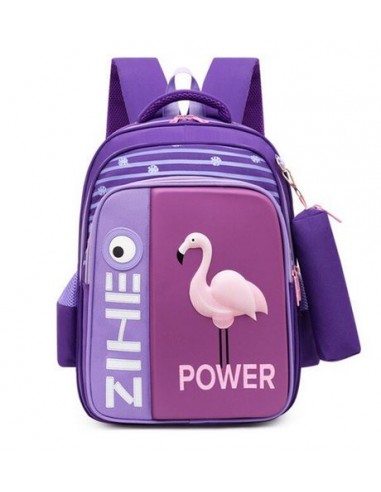 Cartable Flamant Rose Power Lilas 2023