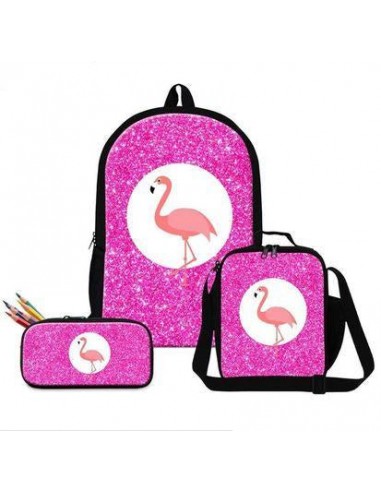 Lot de Sacs Flamant Rose Paillettes Rose En savoir plus