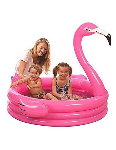 Piscine Ronde Gonflable Flamant Rose sur le site 