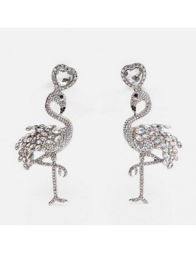 Boucles d'Oreilles Flamant Rose Luxe pour bénéficier 