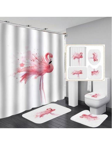 Ensemble de Salle de Bain Flamant Rose Venez découvrir notre 