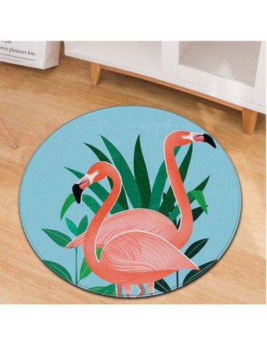 Tapis Rond Flamant Rose Dessin suggérées chez