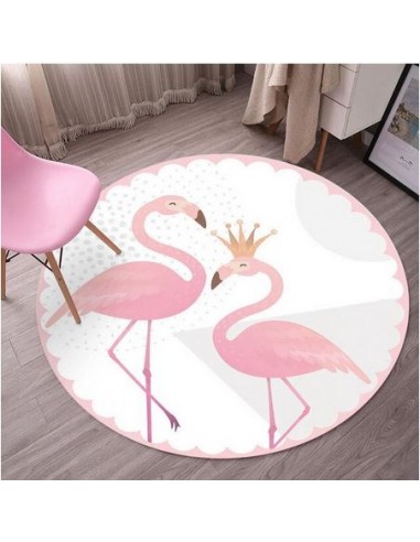 Tapis Flamant Rose Fille les muscles