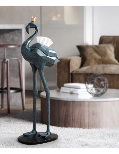 Statue Flamant Rose Totem le concept de la Pate a emporter 