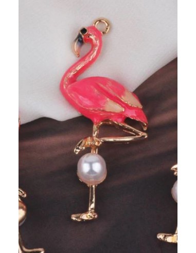 Pendentif Flamant Rose Perle offre 