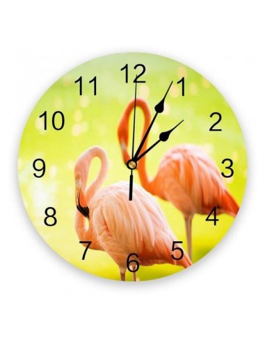 Horloge Flamant Rose Camargue basket pas cher