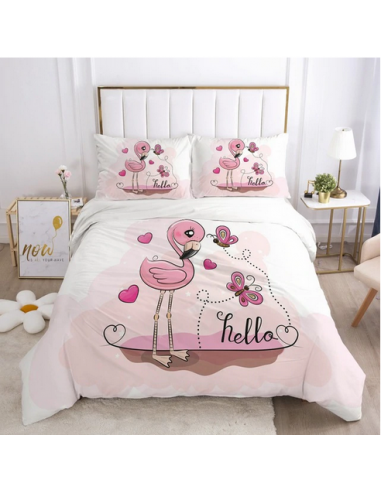 Housse de couette Bébé Flamant Rose Toutes les collections ici