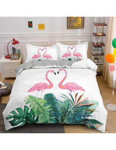 Housse de Couette Flamant Rose pour Couple sélection de produits