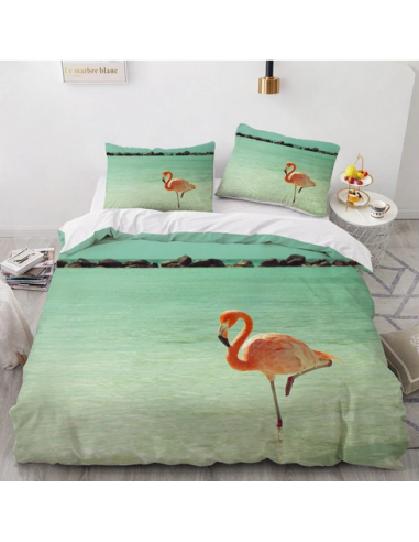 Housse de Couette Flamant Rose 3-4 pièces ou a consommer sur place