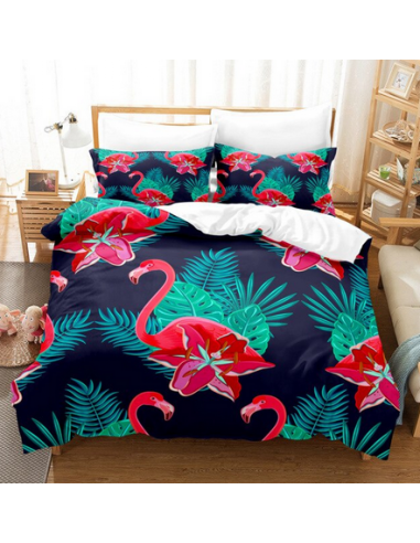 Belle Housse de Couette Flamant Rose hantent personnes