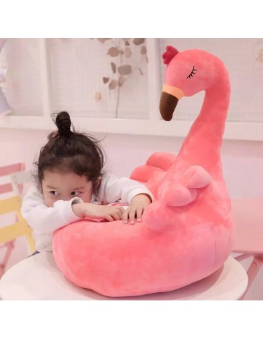 Peluche Fauteuil Flamant Rose commande en ligne