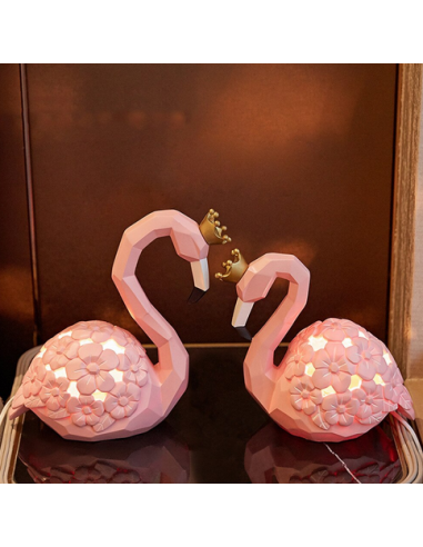 Lampe Flamant Rose Dessin destockage