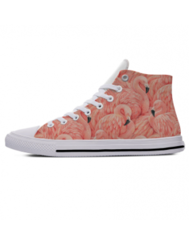 Baskets Flamant Rose pour Femme ou a consommer sur place