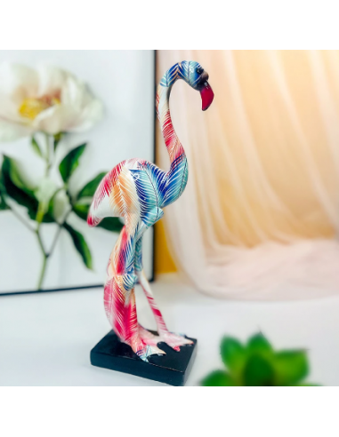 Statue Flamant Rose Art Déco 2023