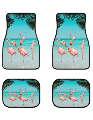 Ensemble complet de Tapis de sol de Voiture Flamant Rose Par le système avancé 