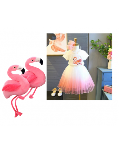 Pack Fille Flamant Rose ou a consommer sur place