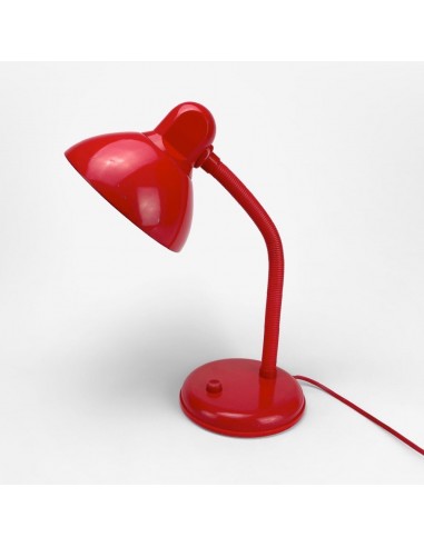 Lampe de bureau monochrome rouge vintage de l' environnement