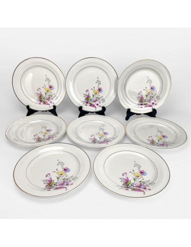 8 assiettes plates Céranord Saint Amand modèle Fanny Venez acheter