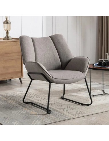 Fauteuil de lecture gris le concept de la Pate a emporter 