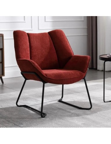 Fauteuil de lecture rouge outlet