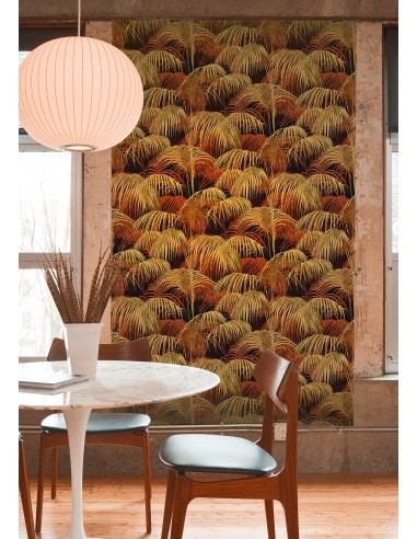 Papier peint jungle tropicale brown de pas cher