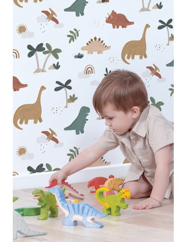 Papier peint enfant - Cool Dinosaurs plus qu'un jeu 