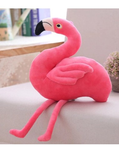 Peluche Flamant Rose Flashy brillant des détails fins