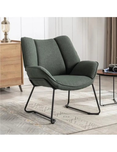 Fauteuil de lecture vert votre